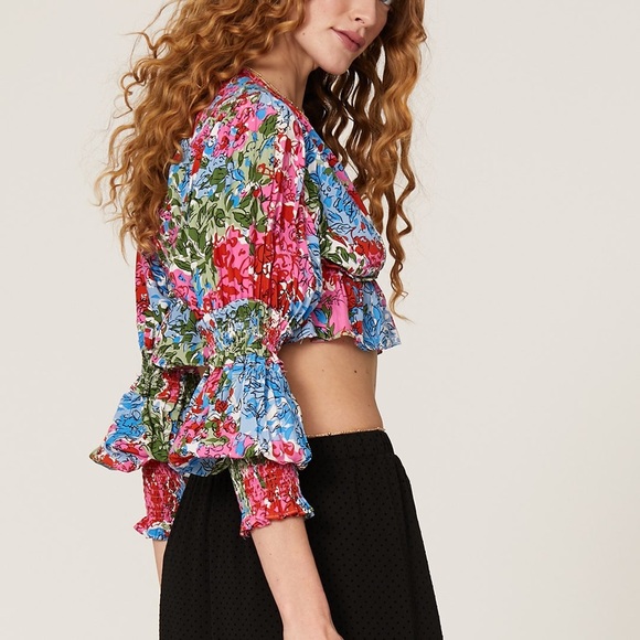 S/W/F Nova Crop Top in Bloom - Picture 3 of 10